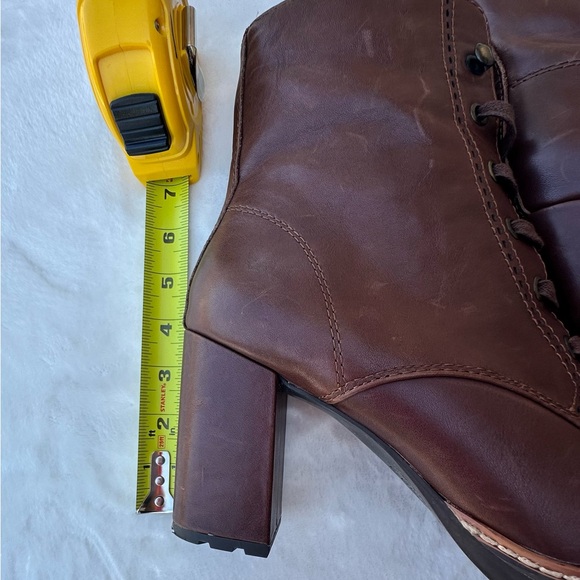 Naturalizer Dark Brown Combat Boots - Picture 5 of 12